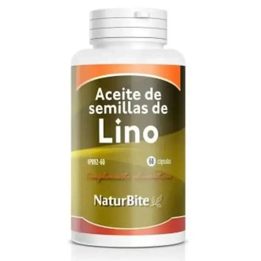 Олія насіння льону Naturbite 1000 мг. 60 капсул: ціни та характеристики