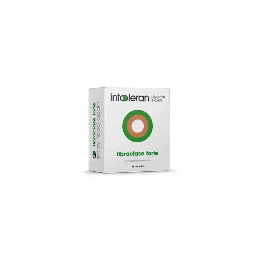Пищевая добавка Intoleran Fibractase Forte, 36 капсул: цены и характеристики