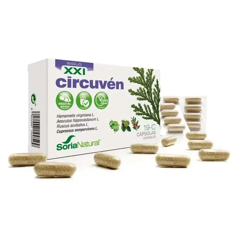Soria Natural 19-C Circuven, 30 капсул: ціни та характеристики