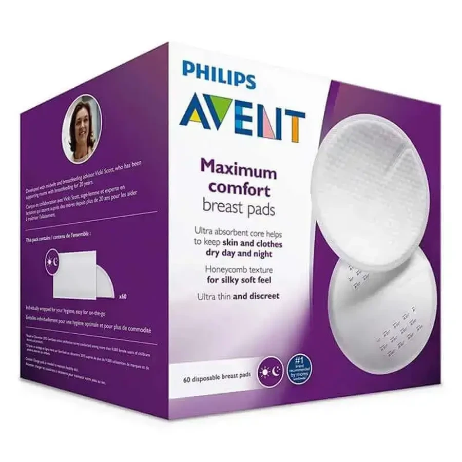 Avent Впитывающие прокладки День и ночь 60 шт Scf254/61: цены и характеристики
