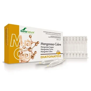 Soria Natural Diatonat 2 марганец/медь, 200 флаконов по 2 мл