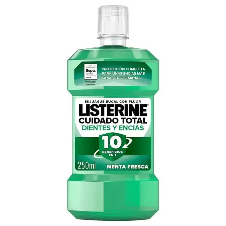 Listerine Ополаскиватель для рта Защита зубов и десен, мятная свежесть, 250 мл: цены и характеристики