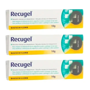 Офтальмологический гель Recugel, 3 x 10 грамм