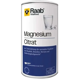Raab Vitalfood Порошок цитрату магнію 340 гр. веганський