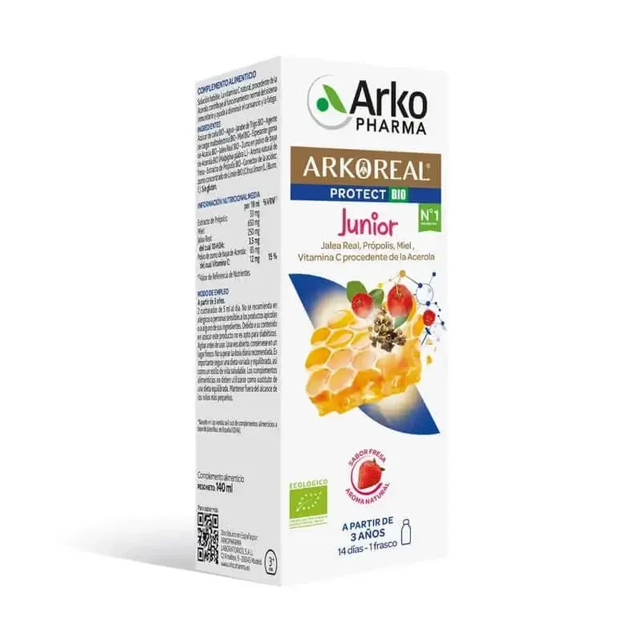 Сироп Arkopharma Arkoreal Protect Junior, 140 мл: цены и характеристики