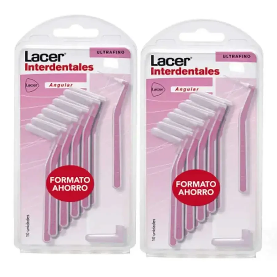 Межзубная щетка Lacer Duplo Ultrafine Angled 2х10 шт.: цены и характеристики