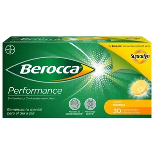 Berocca Performance Orange, 30 шипучих таблеток