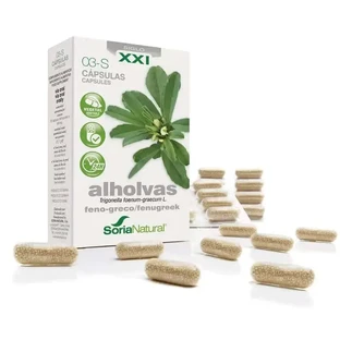 Soria Natural 3-S Пажитник пролонгованої дії 690 мг, 30 капсул