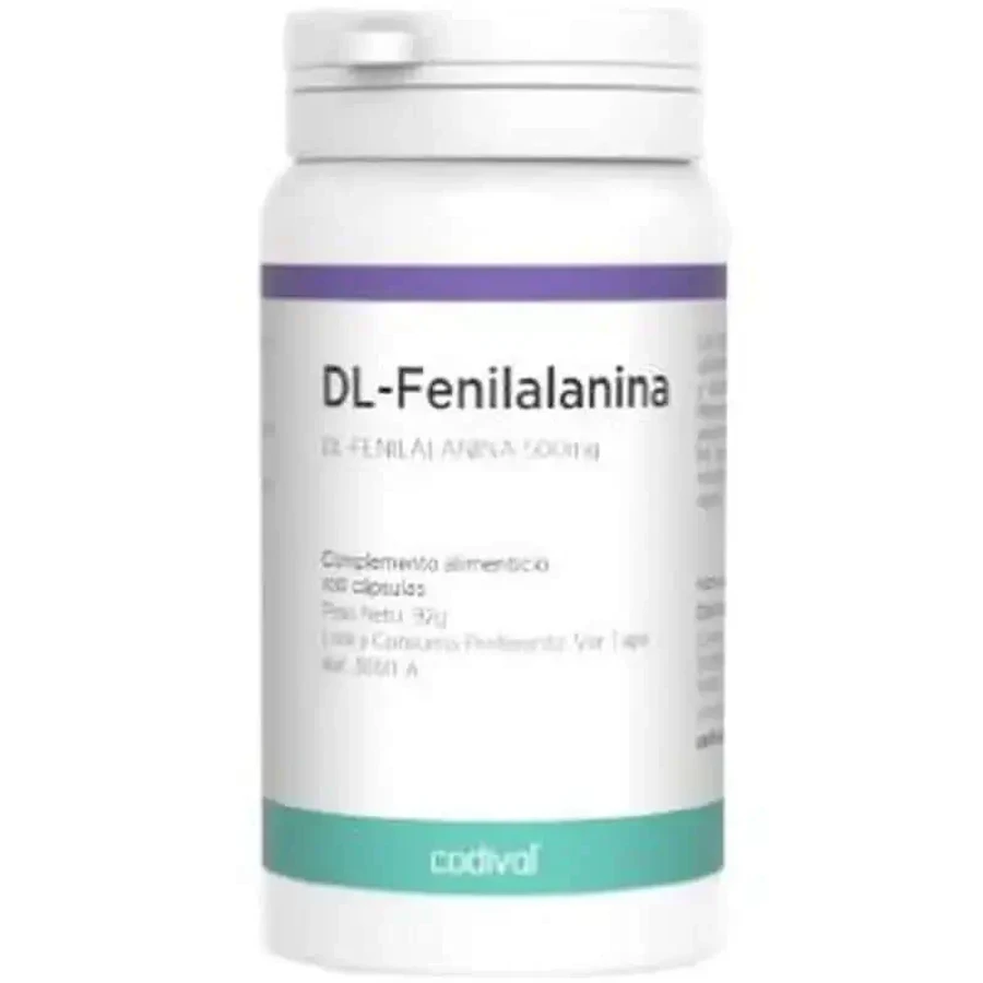 Codival Dl-phenylalanine (фенилаланин) 500Mg.100Caps.: цены и характеристики