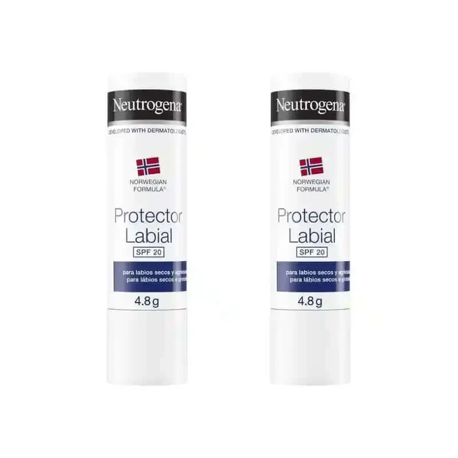 Бальзам для губ Neutrogena Spf 20, 4,8 г, упаковка из 2 штук: цены и характеристики