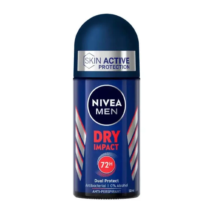 Дезодорант Nivea Men Dry Impact Roll On, 50 мл: ціни та характеристики