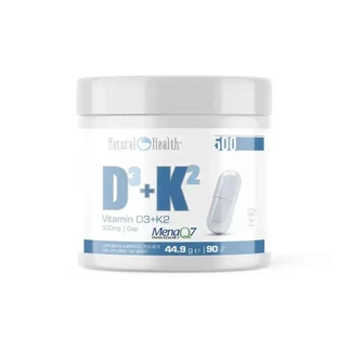 Natural Health Вітамін D3 4000Ui+K2 Menaq7, 90 капсул