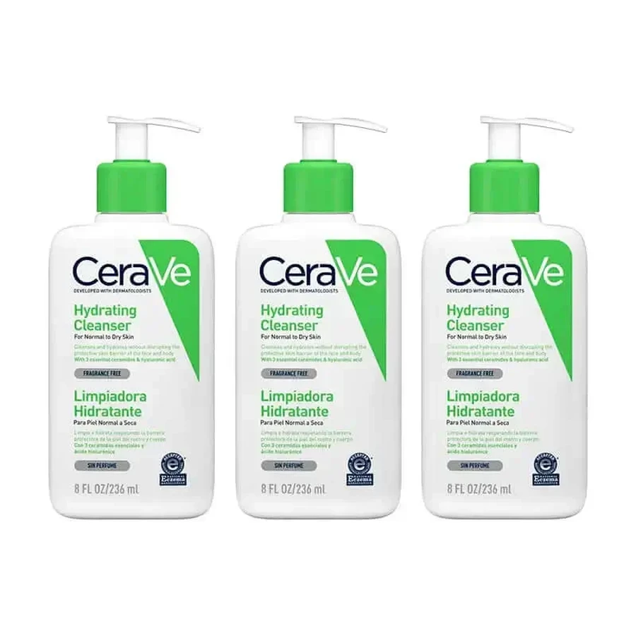 CeraVe Triplo Увлажняющий очищающий гель 3 x 236 мл: цены и характеристики