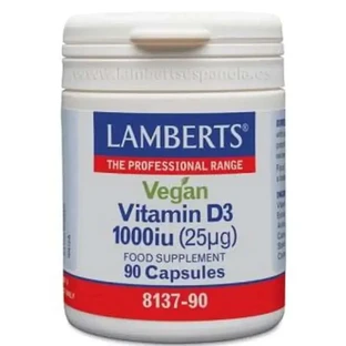 Lamberts Vitamin D3 1000Ui 90 веганських капсул