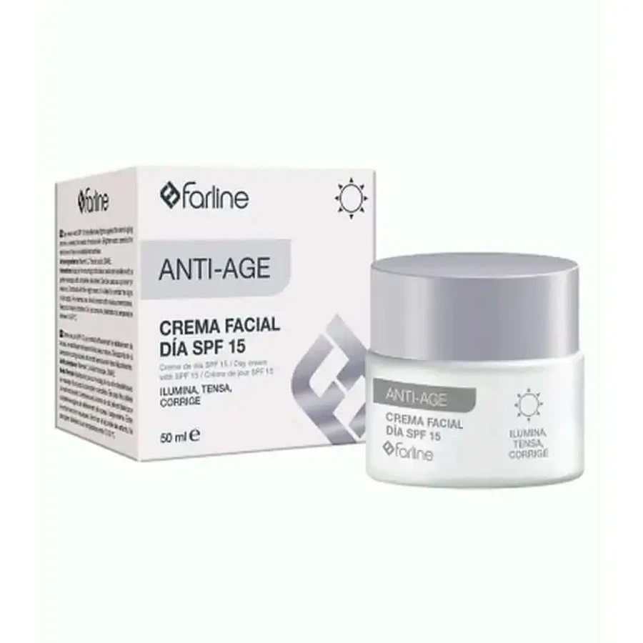 Антивіковий денний крем для обличчя Farline Spf15, 50 мл: ціни та характеристики
