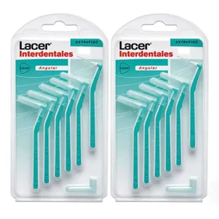 Кутова міжзубна щітка Lacer Duplo Extrafine Angled 2 x 6 шт.