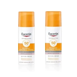 Eucerin Face Pigment Control Sunscreen Fluid Spf50+ Light Tinted, 2x50 мл