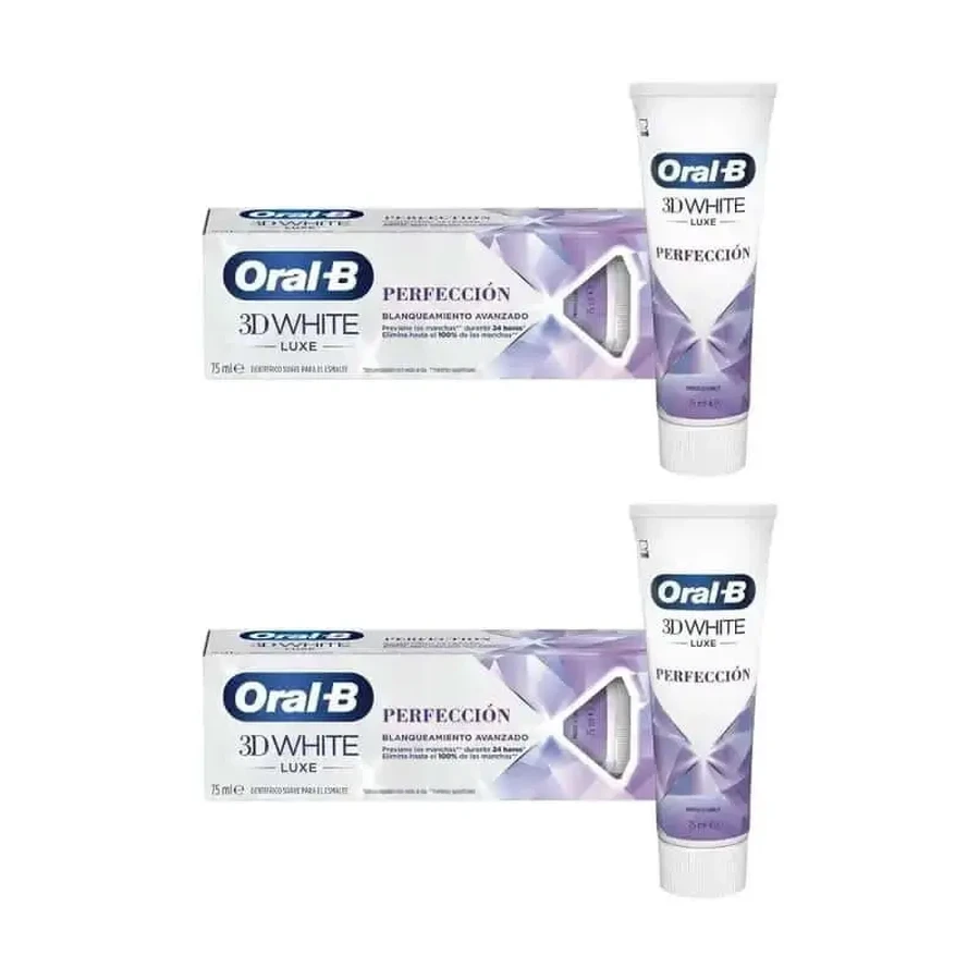 Oral-B 3Dwhite Luxe Отбеливающая зубная паста 2X75 мл: цены и характеристики