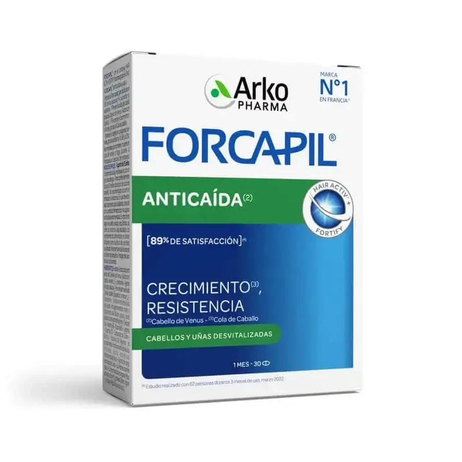 Arkopharma Форкапіл проти випадіння волосся, 30 таблеток: ціни та характеристики