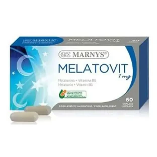 Marnys Melatovit (Мелатонін 1 мг + вітамін В6) 60 капсул