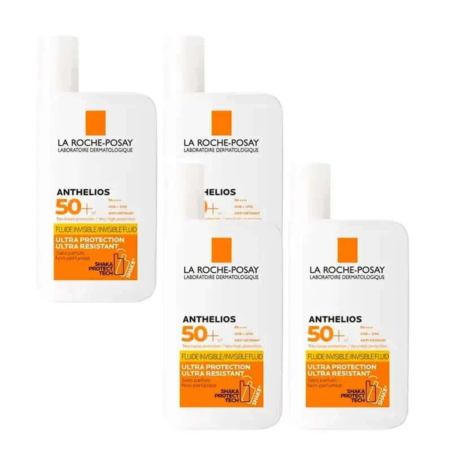 La Roche-Posay Anthelios Uv-Mune 400 Невидимий флюїд SPF50+, упаковка 4 по 50 мл: ціни та характеристики