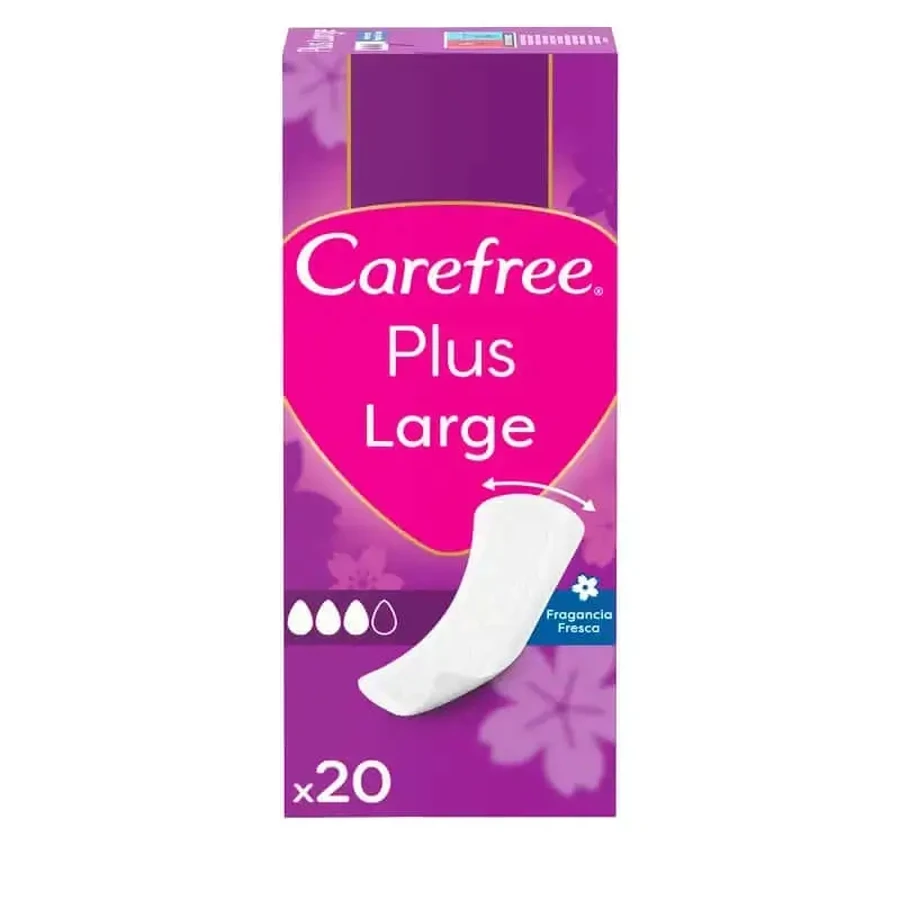 Carefree Plus Свіжий аромат Large 20 пачок: ціни та характеристики