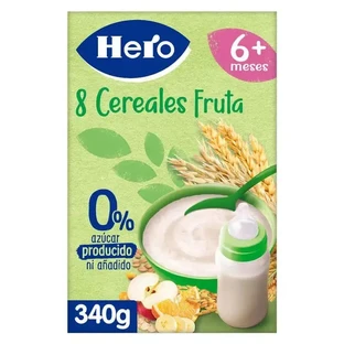 Hero Baby Злаки 8 фруктов 340 г