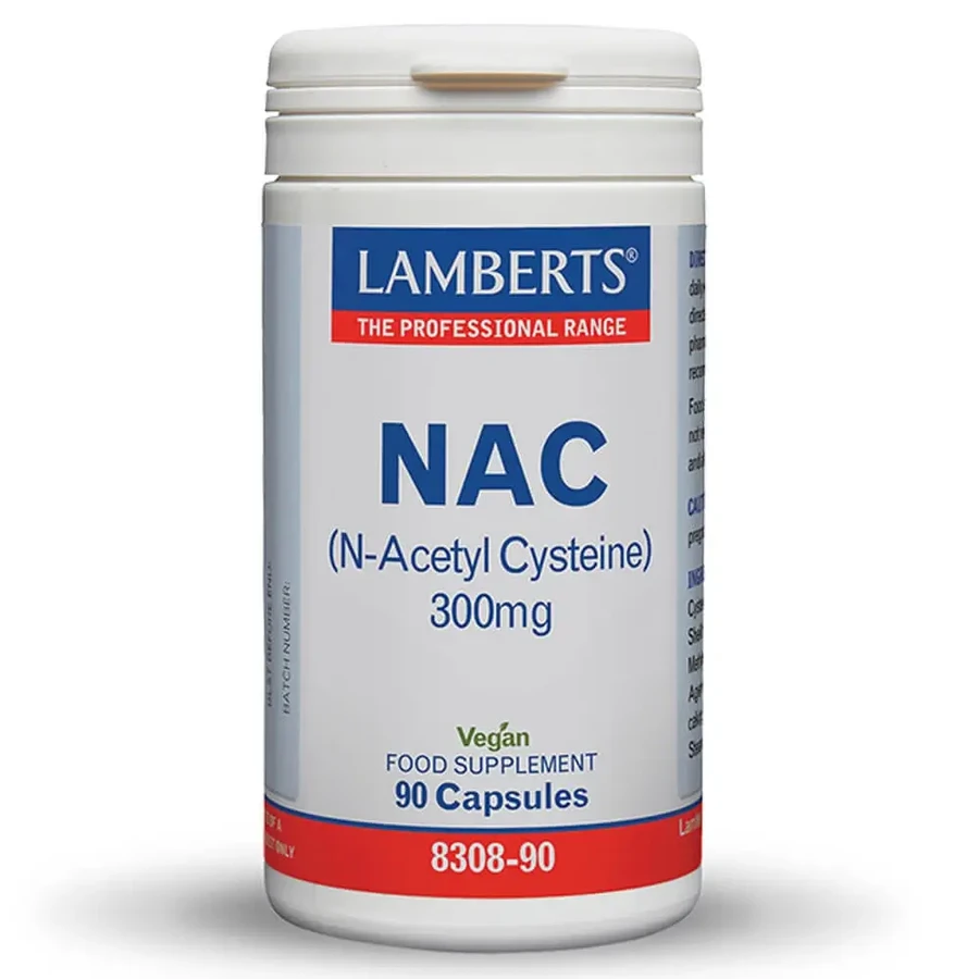 Lamberts NAC (N-ацетил цистеїн) 300мг 90капс: ціни та характеристики