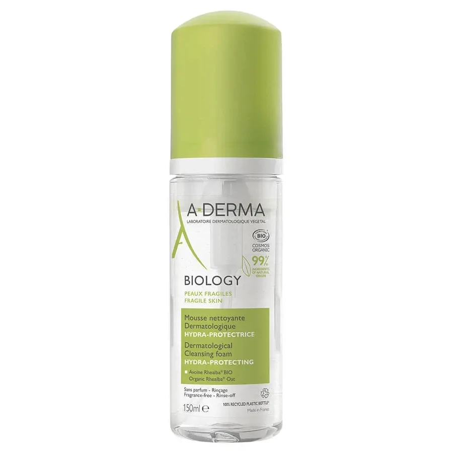 Дерматологічна пінка для вмивання A-Derma Biology 150 мл: ціни та характеристики