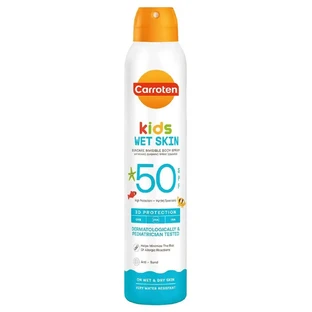 Carroten Kids Wet Skin Suncare Невидимый спрей для тела 3D защита SPF50 200 мл