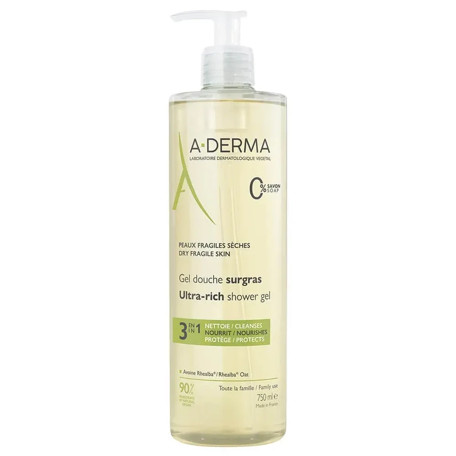 A-Derma Surgras Гель для душа 750 мл: цены и характеристики