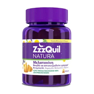 Zzzzzquil Nature з мелатоніном зі смаком манго-банана 30 драже