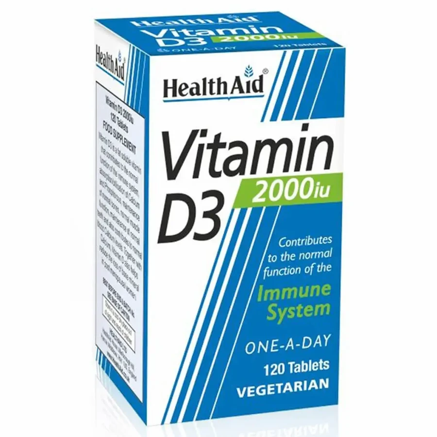 Health Aid Vitamin D3 2000iu 120tabs: цены и характеристики