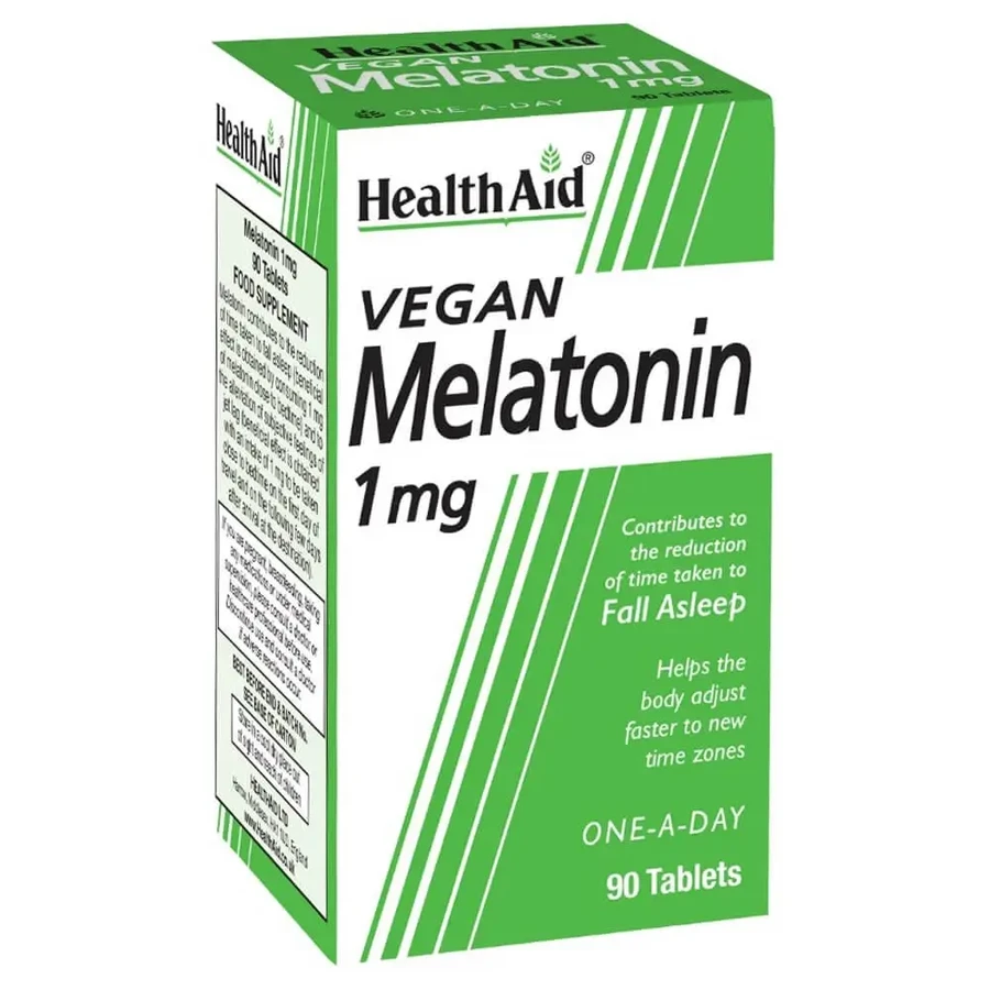 Health Aid Vegan Melatonin 1mg 90tabs: цены и характеристики