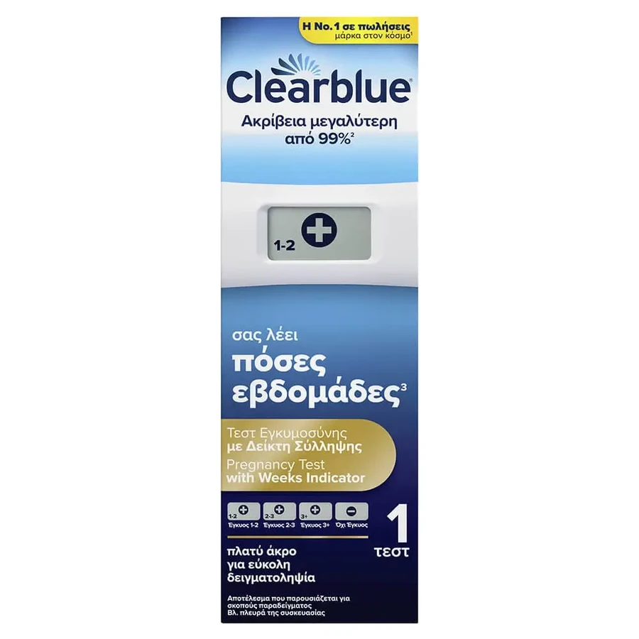 Цифровой тест на беременность Clearblue с еженедельным показателем зачатия: цены и характеристики