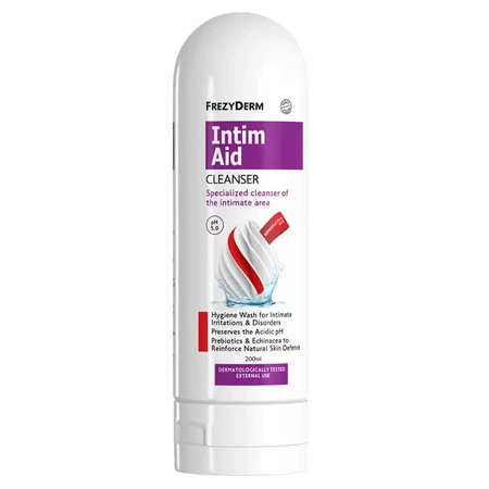 Очищуючий засіб для інтимної гігієни Frezyderm Intimate Aid Cleanser 200мл: ціни та характеристики