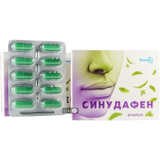 Синудафен капсули, №30