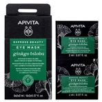 Apivita Express Beauty Маска для повік від темних кіл та мішків з гінкго білоба 2х2 мл: ціни та характеристики