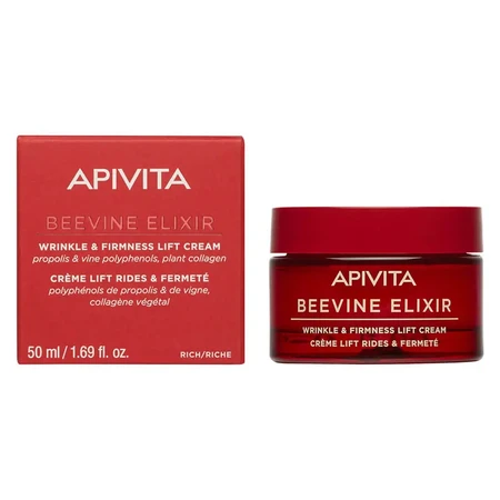Apivita Beavine Elixir Крем проти зморшок з насиченою текстурою, що підтягує та ліфтинг-крем 50мл: ціни та характеристики