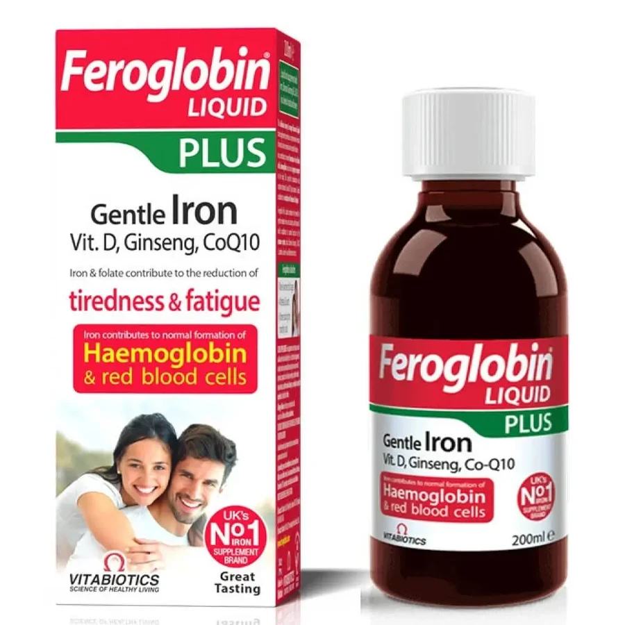 Vitabiotics Feroglobin Liquid Plus 200 мл: цены и характеристики