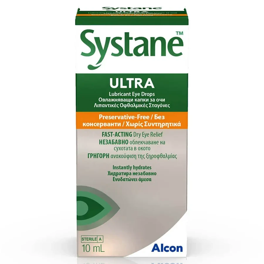 Очні краплі Alcon Systane Ultra без консервантів 10мл: ціни та характеристики