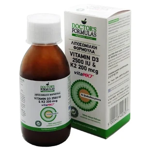 Doctor's Formulas Вітамін D3 2500iu + К2 200мкг 150мл