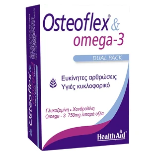 Health Aid Остеофлекс та Омега 3 30 таблеток + 30 капс.