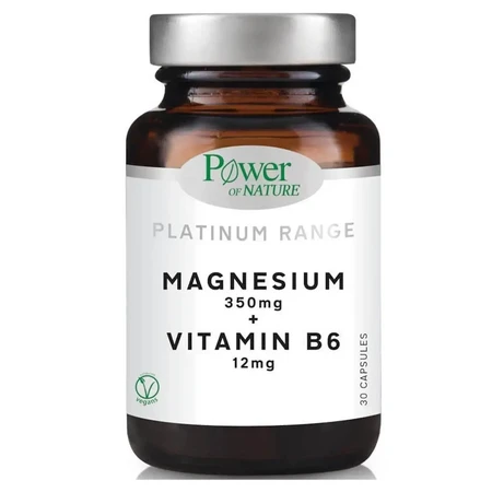 Power Health Platinum Range Магній 350 мг та вітамін В6 12 мг 30 капс.: ціни та характеристики