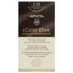Apivita My Colour Elixir Перманентная краска для волос N5,35 Светло-коричневый медовый махагон: цены и характеристики