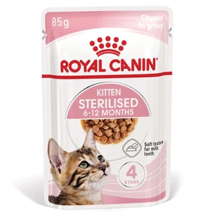 ROYAL CANIN Kitten Sterilised вологий корм для стерилізованих котів молодшого віку (в соусі), 85г