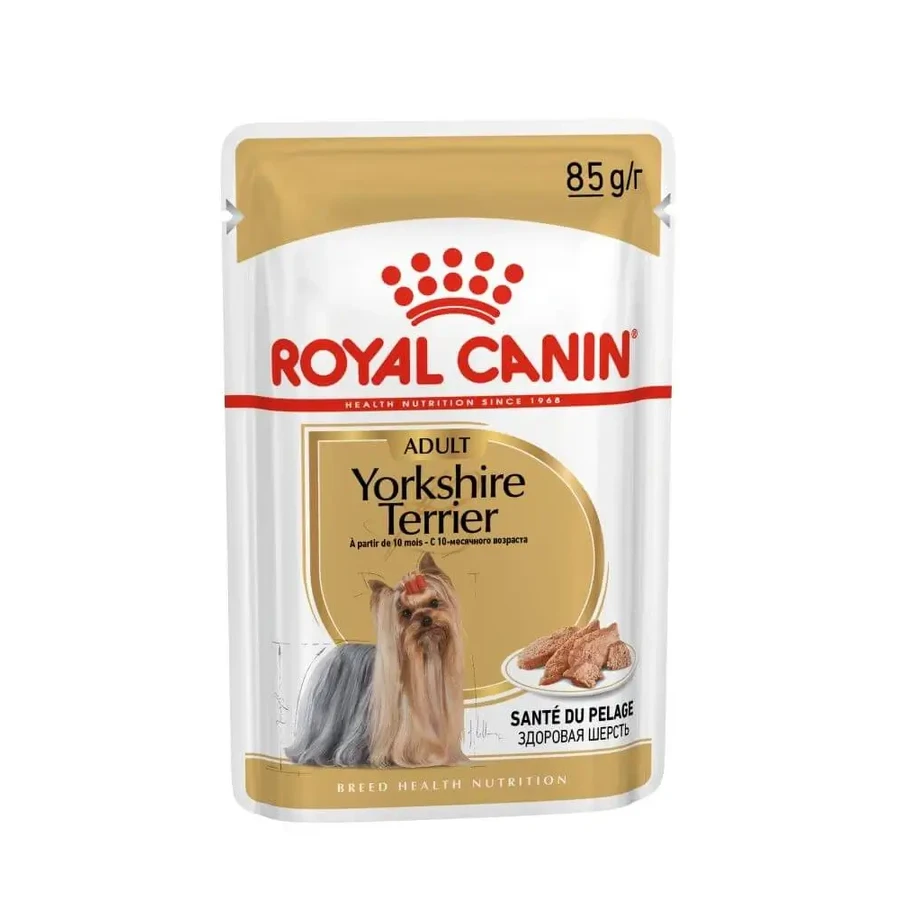 ROYAL CANIN Yorkshire Yorkshire Adult влажный корм для собак (паштет), 85г: цены и характеристики