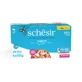 SCHESIR Complete Nutrition, Тунец, консервированный влажный корм для кошек, (в супе), мультипак, 50г х 6шт