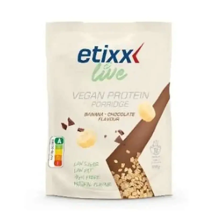 Etixx Жива веганська протеїнова каша Banna-Choco 550G: ціни та характеристики