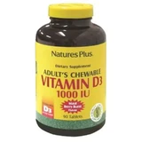 Natures Plus Вітамін D3 1000 МО, 90 жувальних таблеток